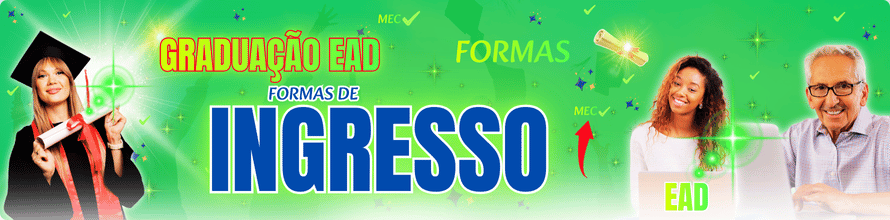 formas de ingresso em graduação ead